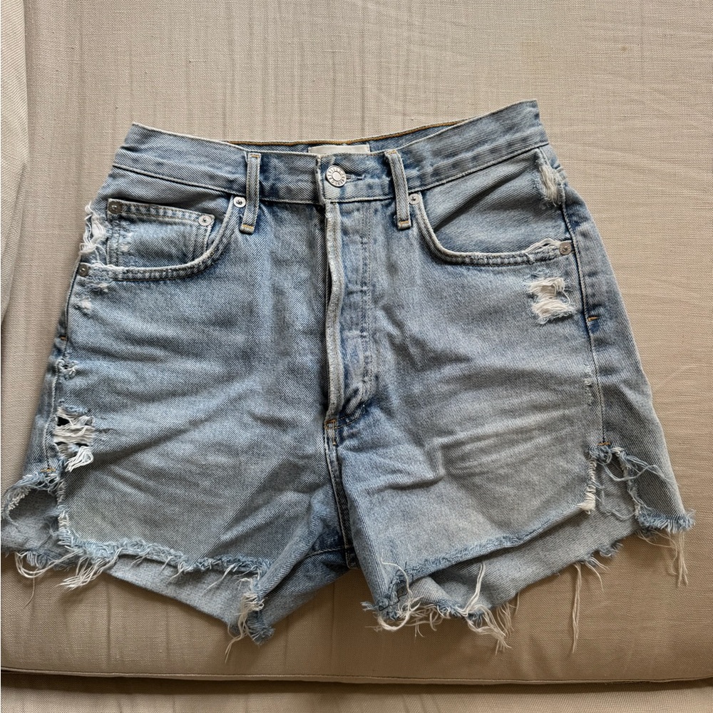 Agolde Parker denim shorts size 26